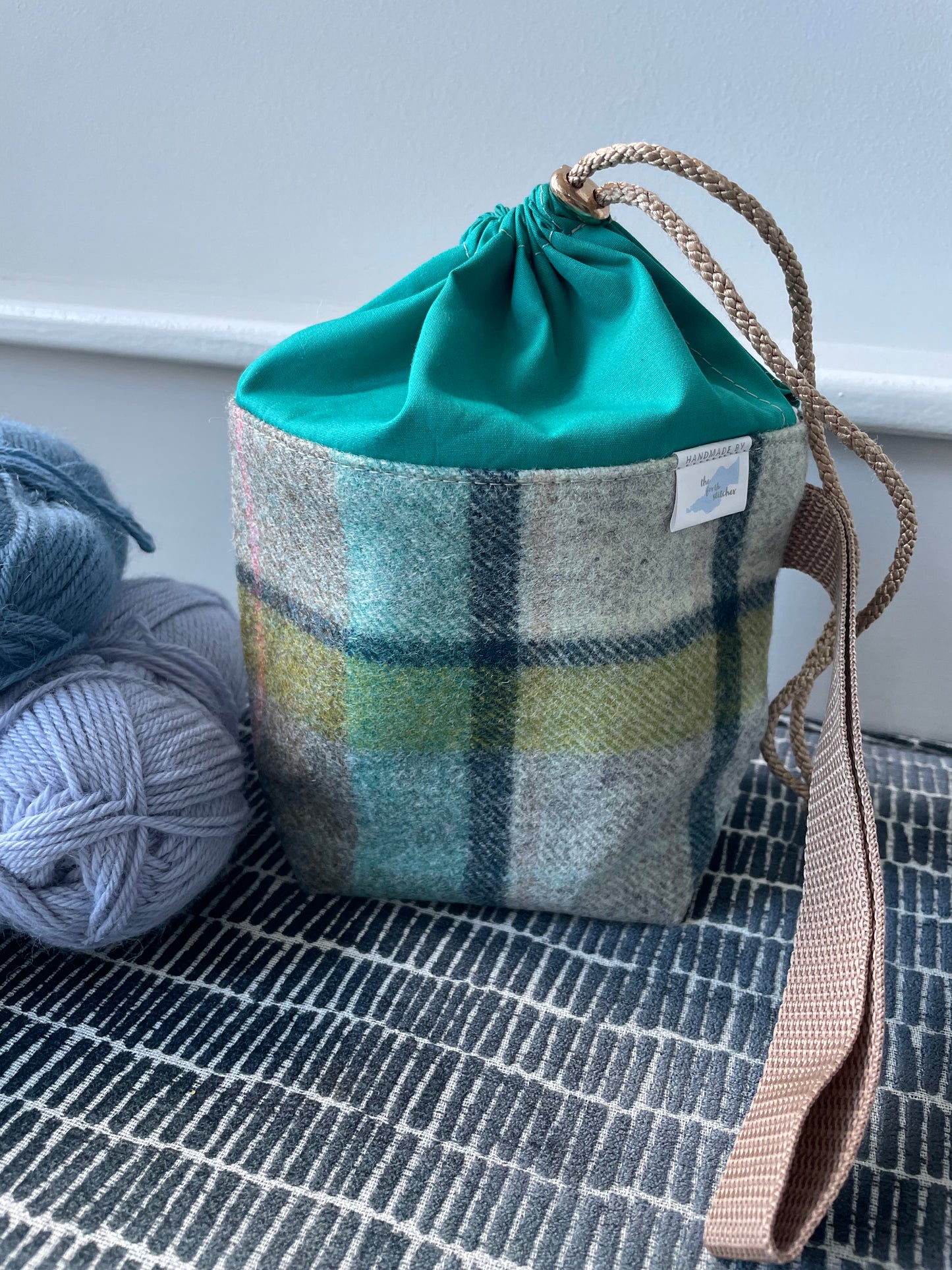 Woollen Sock knitting bag