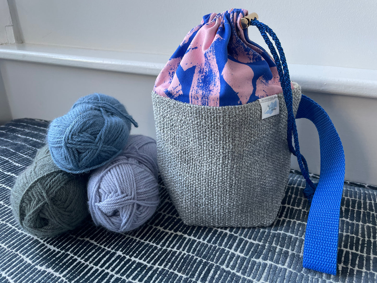 Sock knitting bag