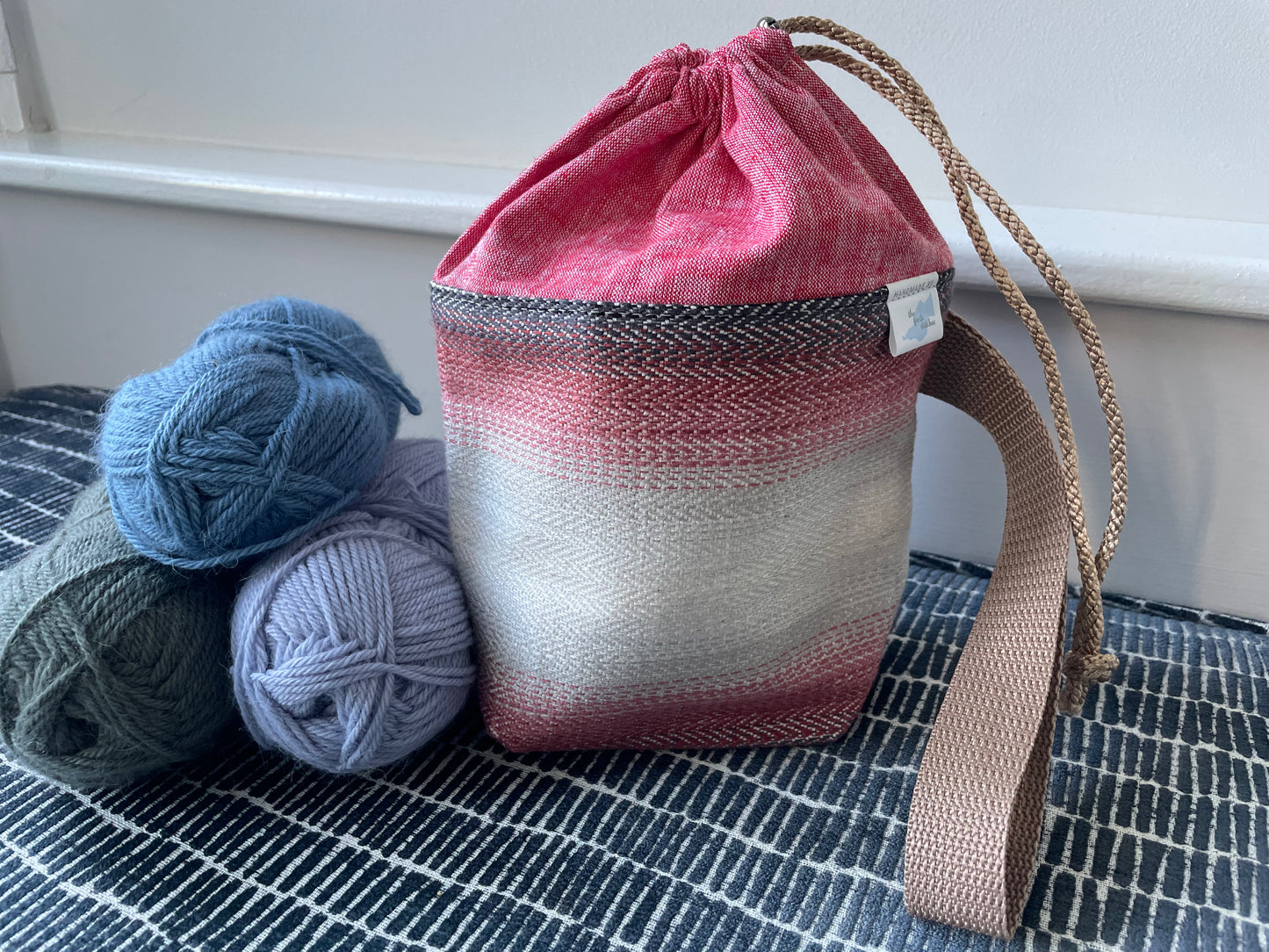 Sock knitting bag