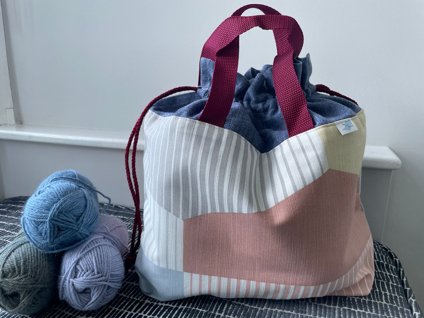 Large Drawstring Project Bag