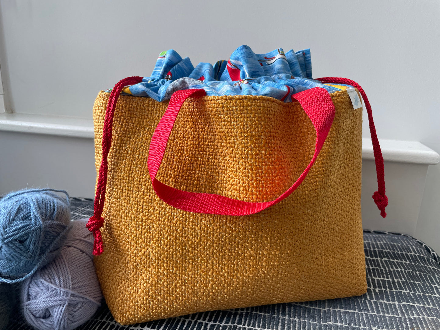 Large Drawstring Project Bag