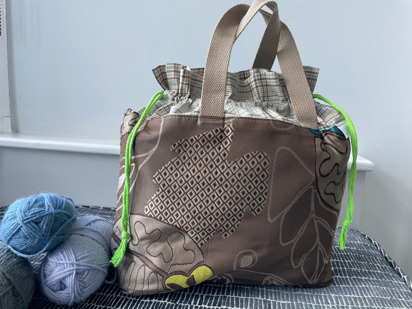 Large Drawstring Project Bag