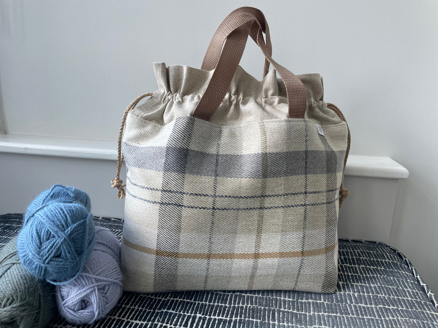 Large Drawstring Project Bag