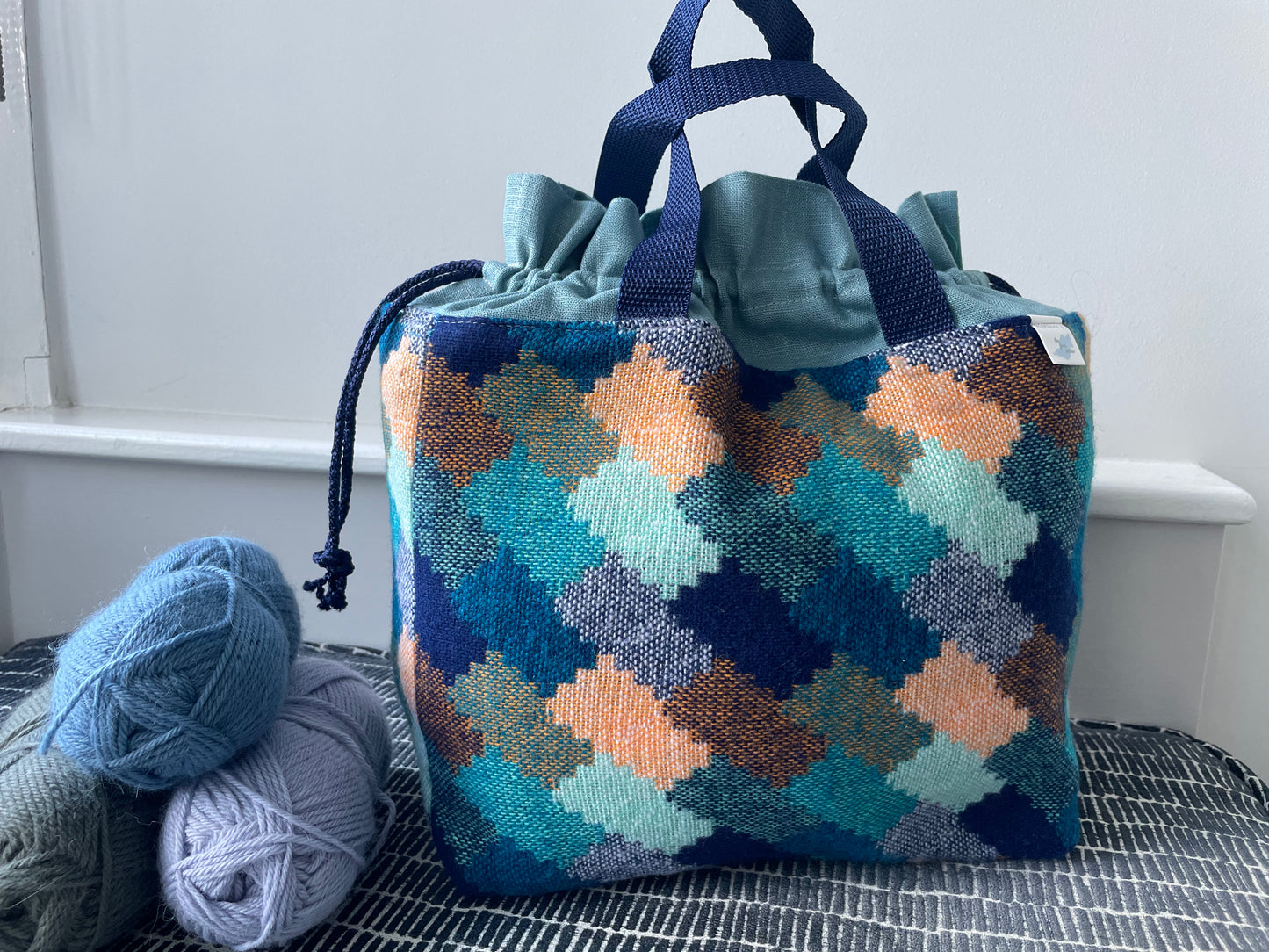 Large Drawstring Project Bag